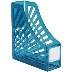 Magazine Stand - Tinted Blue